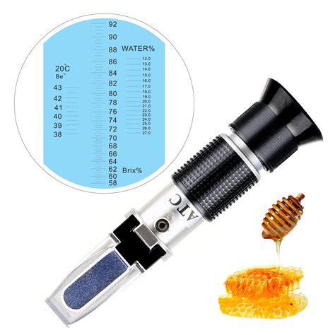 honey refractometer scale|honey refractometer with brix.